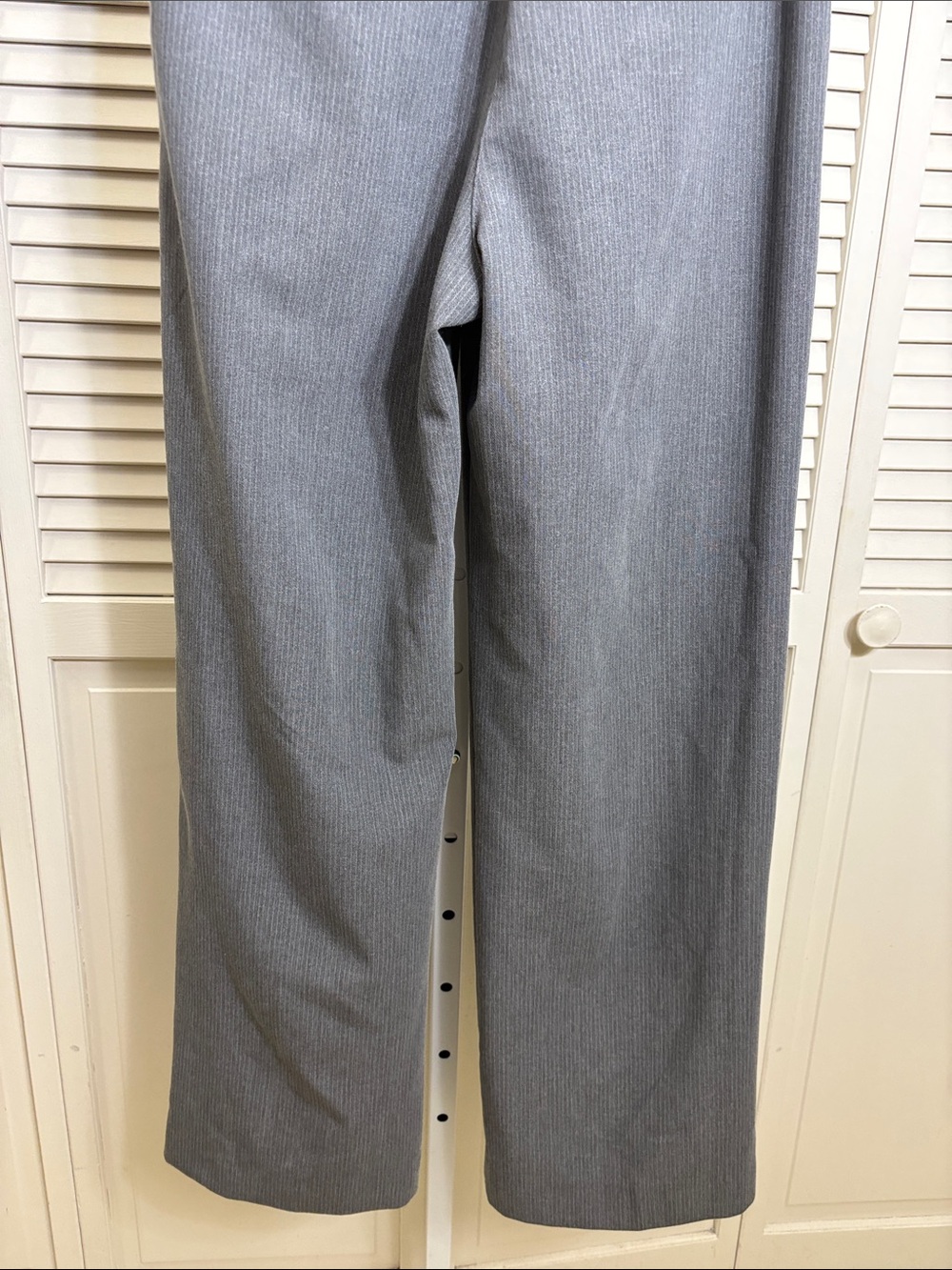 Abercrombie & Fitch Pinstripe Sloane Tailored Hardware Wide Leg Pant Size 26 - Picture 13 of 15